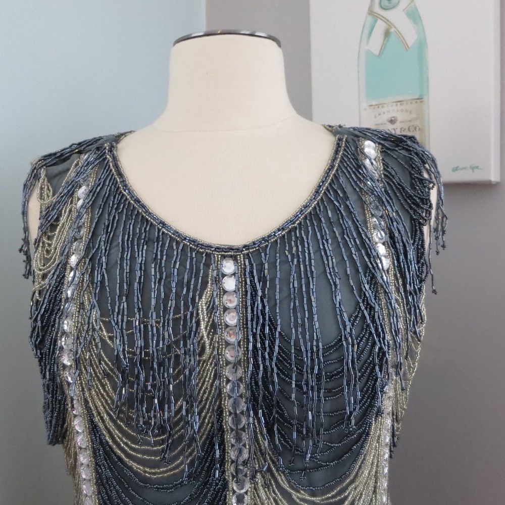 Beaded Gatsby/flapper-style dress